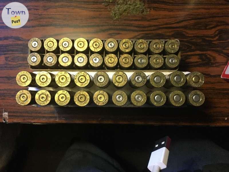 Photo of 2 boxes of 25-06 Brass shot one time