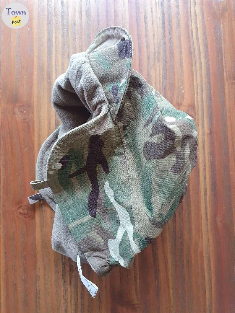 Photo of BRITISH ARMY MTP, MVP, FLEECE LINED, COLD WEATHER CAP. SIZE MEDIUM. NEW.