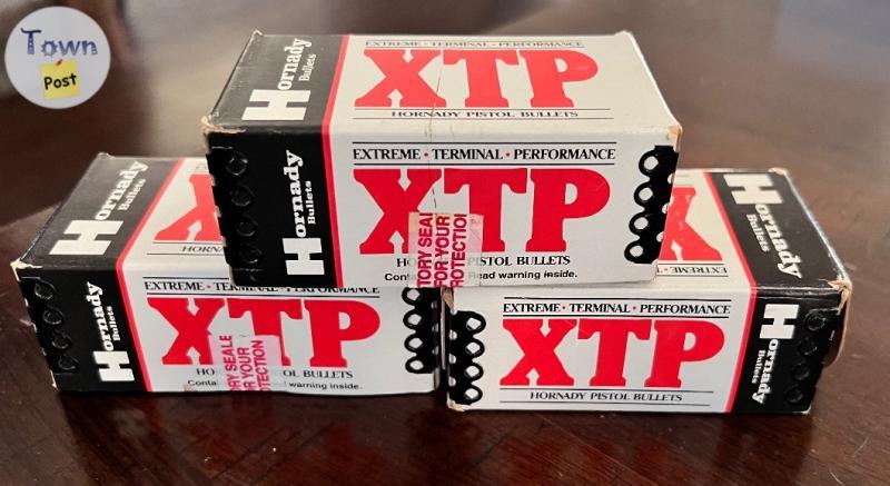 Photo of Hornady XTP 44 cal pistol bullets