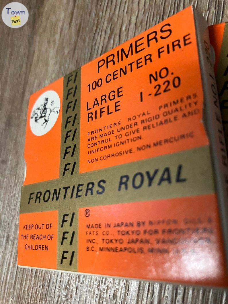 Photo of Frontiers Royal No.220 Large Rifle Primers