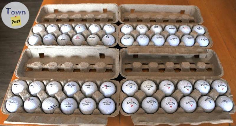 Photo of Top Brand Name Golf Balls.