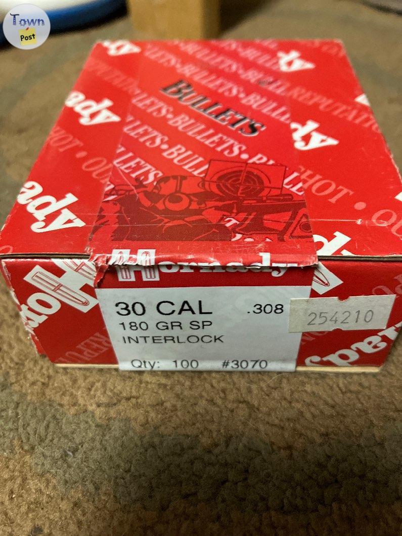 Photo of Hornady .30 cal 180 gr. Interlock SP