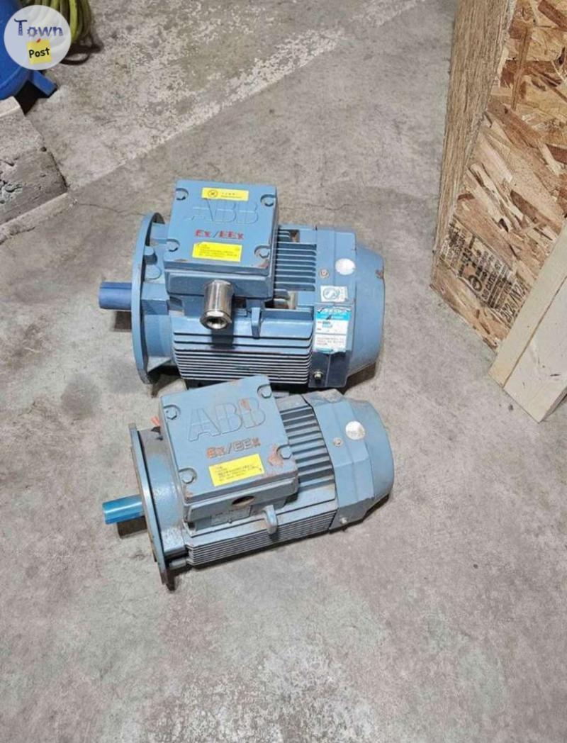 Photo of 2 ABB Explosion Proof Motors 