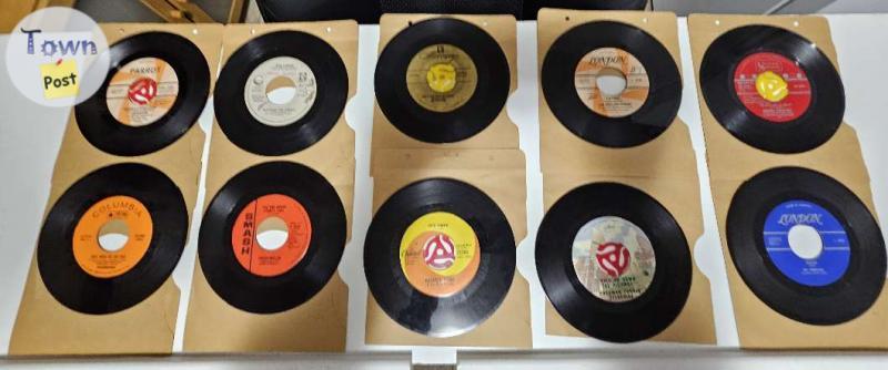 Photo of 10 - 45's SINGLES - 7" VINYL RECORDS - VERY GOOD TO EXCELLENT CONDITION