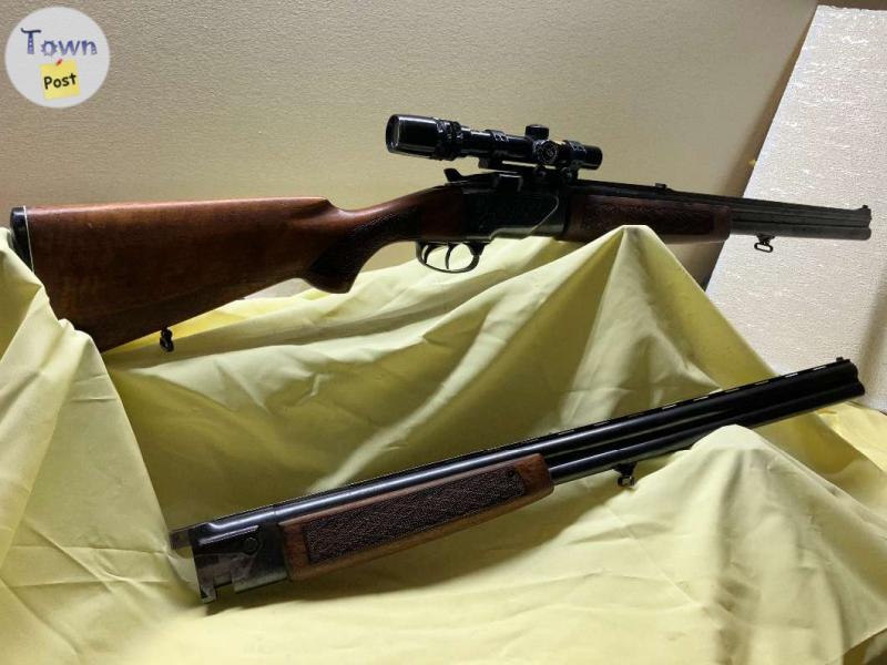 Photo of BRNO O/U Combo gun model ZH305  222 Savage High Power/ 12ga