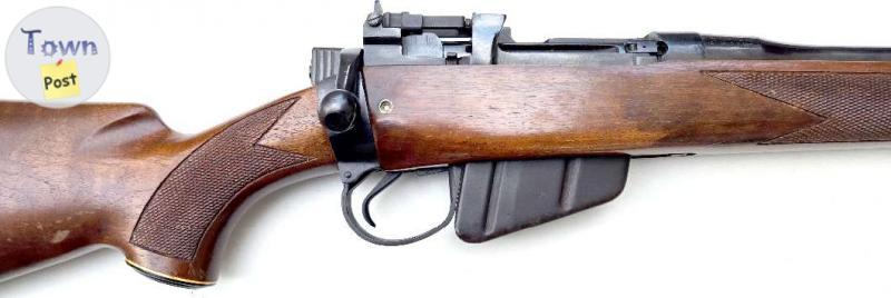 Photo of Lee Enfield, No. 4, MK1, Sporterized by Churchills in England, Cal. .303 British