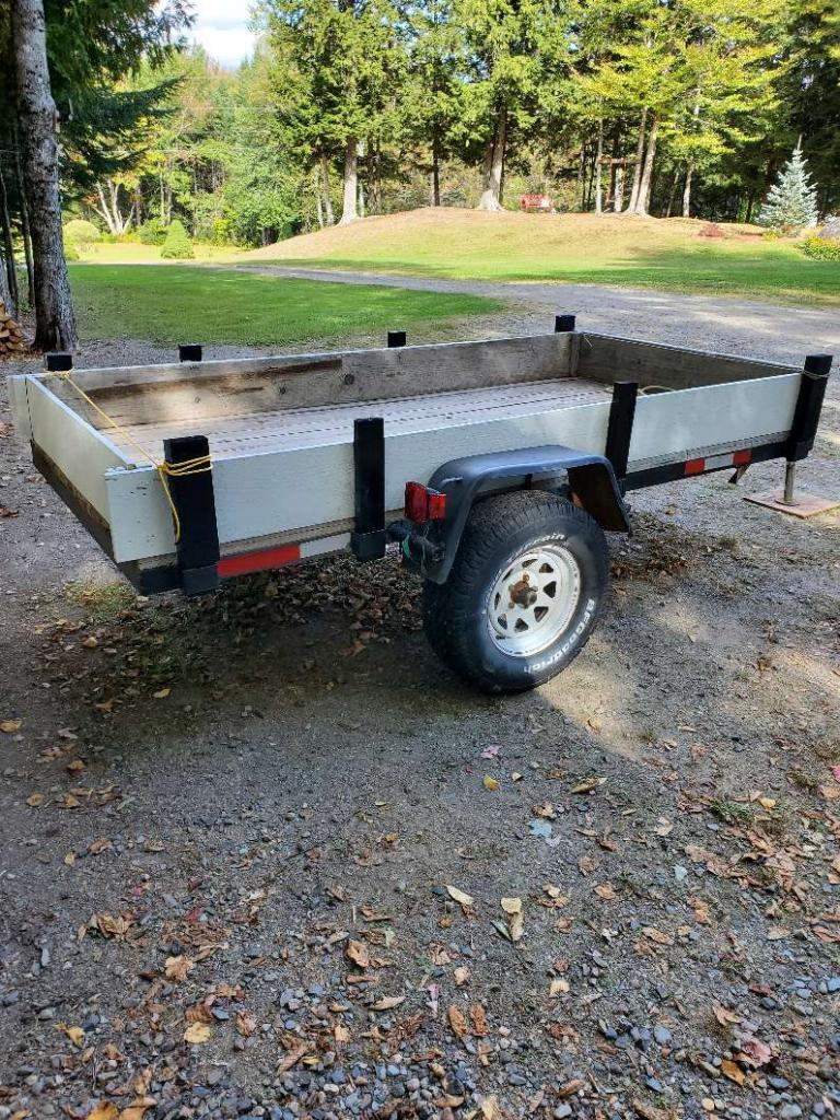 Photo of  5' x 10' Heavy Duty Steel Frame Utility Trailer